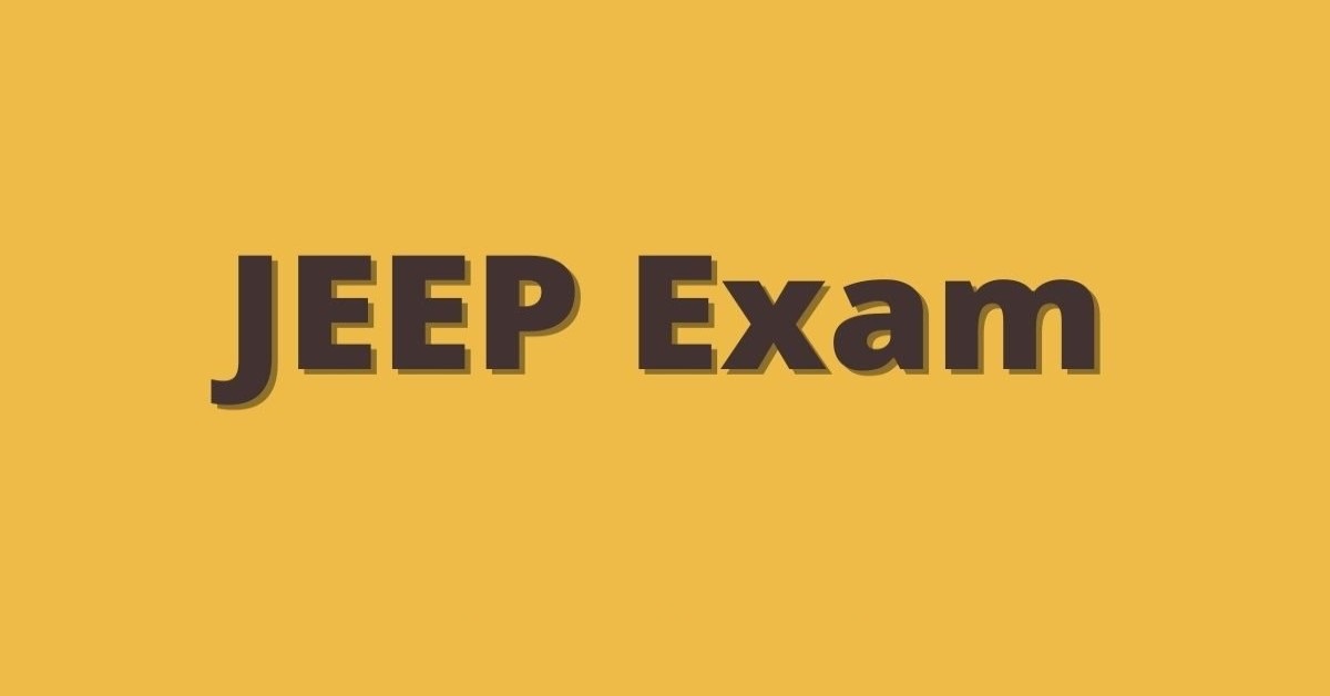 JEEP (JOINT ENTRANCE EXAM POLYTECHNIC) Edu Dictionary